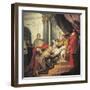 St Francis of Assisi Presents Rule to Pope Innocent IV-Nicholas Ricciolini-Framed Giclee Print