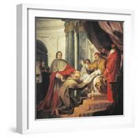 St Francis of Assisi Presents Rule to Pope Innocent IV-Nicholas Ricciolini-Framed Giclee Print