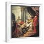 St Francis of Assisi Presents Rule to Pope Innocent IV-Nicholas Ricciolini-Framed Giclee Print