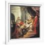 St Francis of Assisi Presents Rule to Pope Innocent IV-Nicholas Ricciolini-Framed Giclee Print