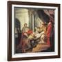 St Francis of Assisi Presents Rule to Pope Innocent IV-Nicholas Ricciolini-Framed Giclee Print