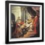 St Francis of Assisi Presents Rule to Pope Innocent IV-Nicholas Ricciolini-Framed Giclee Print