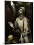 St. Francis of Assisi Receiving the Stigmata, c.1595-El Greco-Mounted Giclee Print