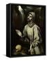St. Francis of Assisi Receiving the Stigmata, c.1595-El Greco-Framed Stretched Canvas