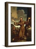 St. Francis of Assisi Receiving the Stigmata-null-Framed Giclee Print