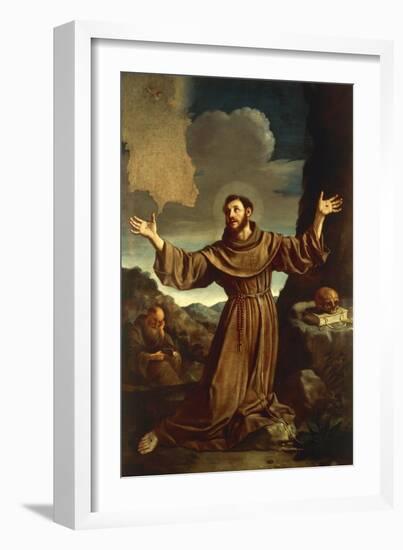 St. Francis of Assisi Receiving the Stigmata-null-Framed Giclee Print