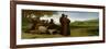 St. Francis of Assisi, While Being Carried to Saint-Marie-Des-Anges, Blesses Assisi in 1226, 1853-Francois Leon Benouville-Framed Giclee Print