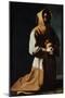 St Francis Of Assisi-Francisco de Zubaran-Mounted Giclee Print