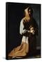 St Francis Of Assisi-Francisco de Zubaran-Framed Stretched Canvas