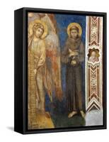 St Francis of Assisi-Giovanni Cimabue-Framed Stretched Canvas