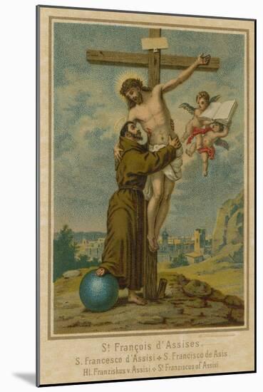 St Francis of Assisi-null-Mounted Giclee Print