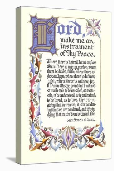 St. Francis Prayer-null-Stretched Canvas