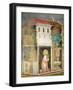 St. Francis Praying in the Church of San Damiano, 1297-99-Giotto di Bondone-Framed Giclee Print