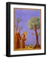 St.Francis Preaching, c.1877-Eduard Kaiser-Framed Giclee Print