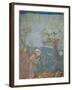 St. Francis Preaching to the Birds, 1297-99-Giotto di Bondone-Framed Giclee Print