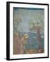 St. Francis Preaching to the Birds, 1297-99-Giotto di Bondone-Framed Giclee Print