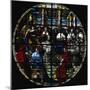 St Francis Presenting His Rule to Pope, Rose Window of Church of St Francis-null-Mounted Giclee Print