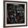 St Francis Presenting His Rule to Pope, Rose Window of Church of St Francis-null-Framed Giclee Print