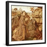 St Francis Receiving Stigmata, 1432-Jan van Eyck-Framed Giclee Print