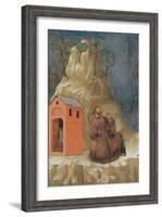 St. Francis Receiving Stigmata-Giotto-Framed Art Print