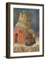 St. Francis Receiving Stigmata-Giotto-Framed Art Print