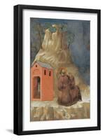 St. Francis Receiving Stigmata-Giotto-Framed Art Print