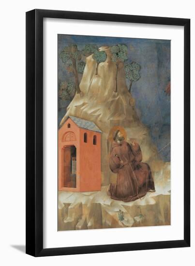 St. Francis Receiving Stigmata-Giotto-Framed Art Print