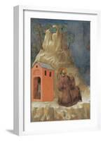 St. Francis Receiving Stigmata-Giotto-Framed Art Print