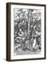 St Francis Receiving the Stigmata, 1504-Albrecht Dürer-Framed Premium Giclee Print