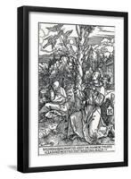 St Francis Receiving the Stigmata, 1504-Albrecht Dürer-Framed Premium Giclee Print