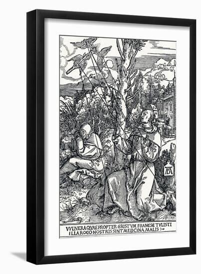 St Francis Receiving the Stigmata, 1504-Albrecht Dürer-Framed Giclee Print