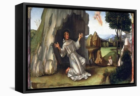 St Francis Receiving the Stigmata, Late 15th-Early 16th Century-Francesco Francia-Framed Stretched Canvas