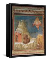 St Francis Receiving the Stigmata-Giotto di Bondone-Framed Stretched Canvas