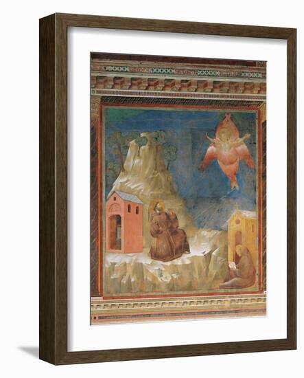 St Francis Receiving the Stigmata-Giotto di Bondone-Framed Giclee Print