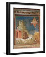 St Francis Receiving the Stigmata-Giotto di Bondone-Framed Giclee Print