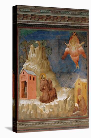 St. Francis Receiving the Stigmata-Giotto di Bondone-Stretched Canvas
