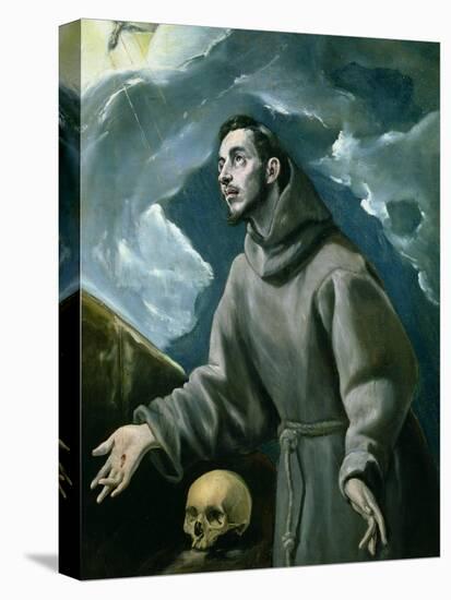 St. Francis Receiving the Stigmata-El Greco-Stretched Canvas