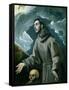 St. Francis Receiving the Stigmata-El Greco-Framed Stretched Canvas