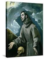 St. Francis Receiving the Stigmata-El Greco-Stretched Canvas