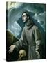 St. Francis Receiving the Stigmata-El Greco-Stretched Canvas