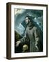 St. Francis Receiving the Stigmata-El Greco-Framed Giclee Print