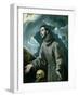 St. Francis Receiving the Stigmata-El Greco-Framed Giclee Print