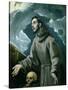 St. Francis Receiving the Stigmata-El Greco-Stretched Canvas