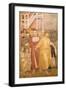 St. Francis Renounces All Worldly Goods, Detail of Pietro Di Bernardone, 1297-99-Giotto di Bondone-Framed Giclee Print