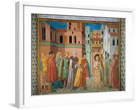 St. Francis Renunciation of Paternal Wealth-Benozzo Gozzoli-Framed Art Print