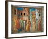 St. Francis Renunciation of Paternal Wealth-Benozzo Gozzoli-Framed Art Print