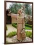 St. Francis Statue at the St. Francis Vineyards and Winery, Sonoma Valley, California, USA-Julie Eggers-Framed Photographic Print