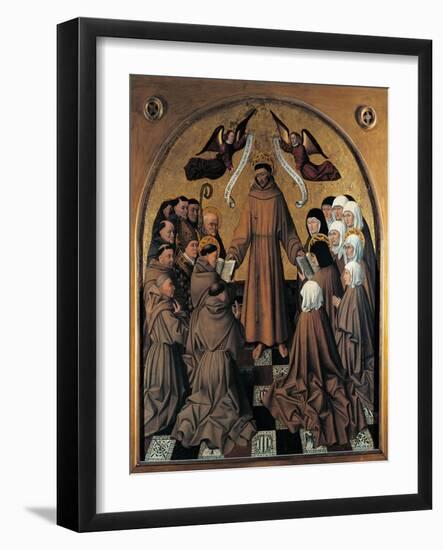 St Francis Submits the Rule To the Franciscan Orders-Colantonio-Framed Giclee Print