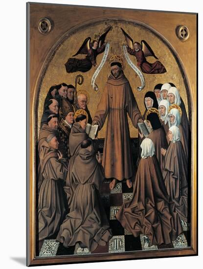 St Francis Submits the Rule To the Franciscan Orders-Colantonio-Mounted Giclee Print