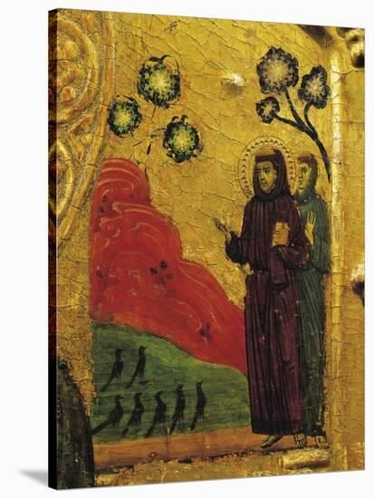 St Francis Talking to the Birds-null-Stretched Canvas